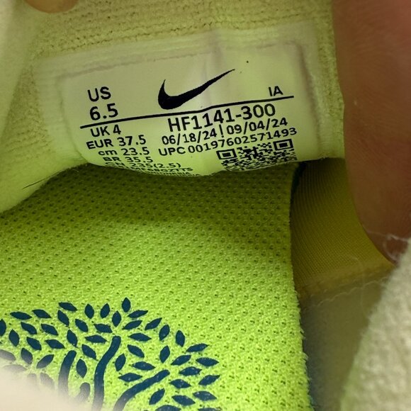 Nike GP Challenge Pro HC Premium Green Volt Womens HF1141-300 VNDS Sz 6.5 - Picture 7 of 7